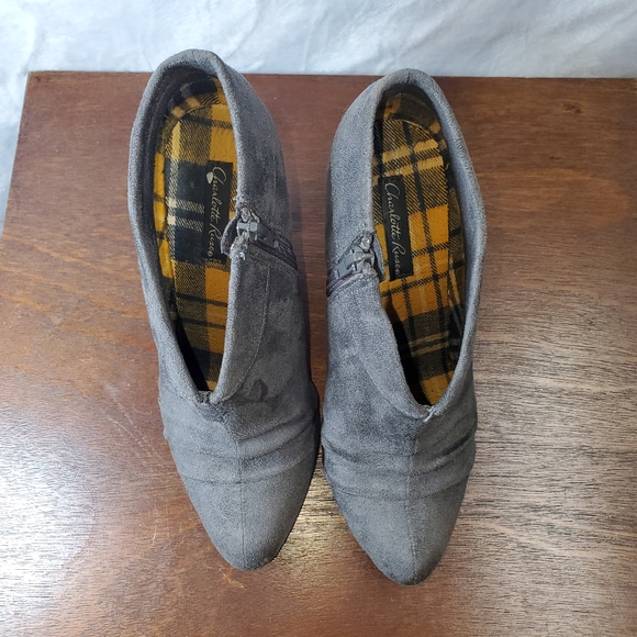 Charlotte russe grey heeled booties - Picture 5 of 6